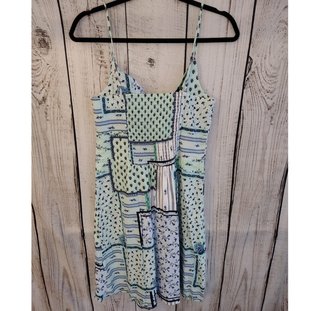 LOFT | TALL LENGTH Patchwork Floral Twist-Cutout Cami Dress - Picture 11 of 16